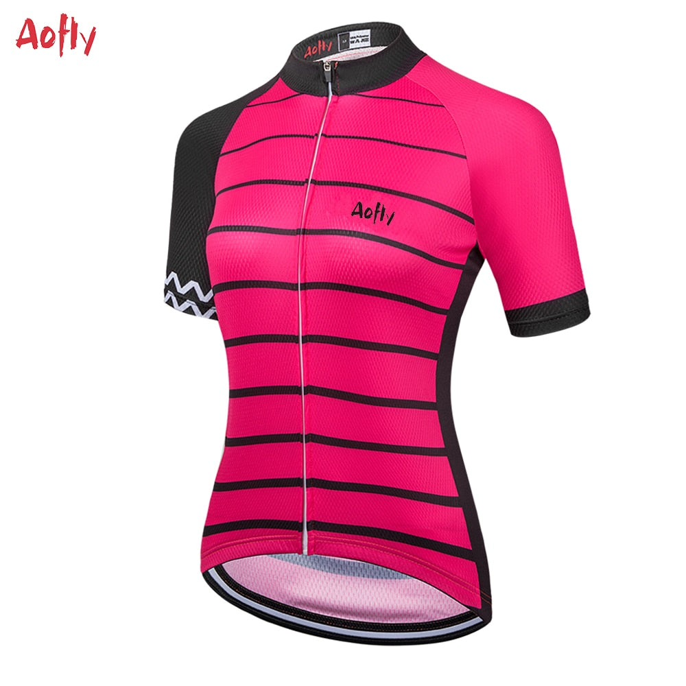 Camisa de Ciclismo Feminina