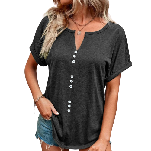 Blusa de Manga Curta Feminina