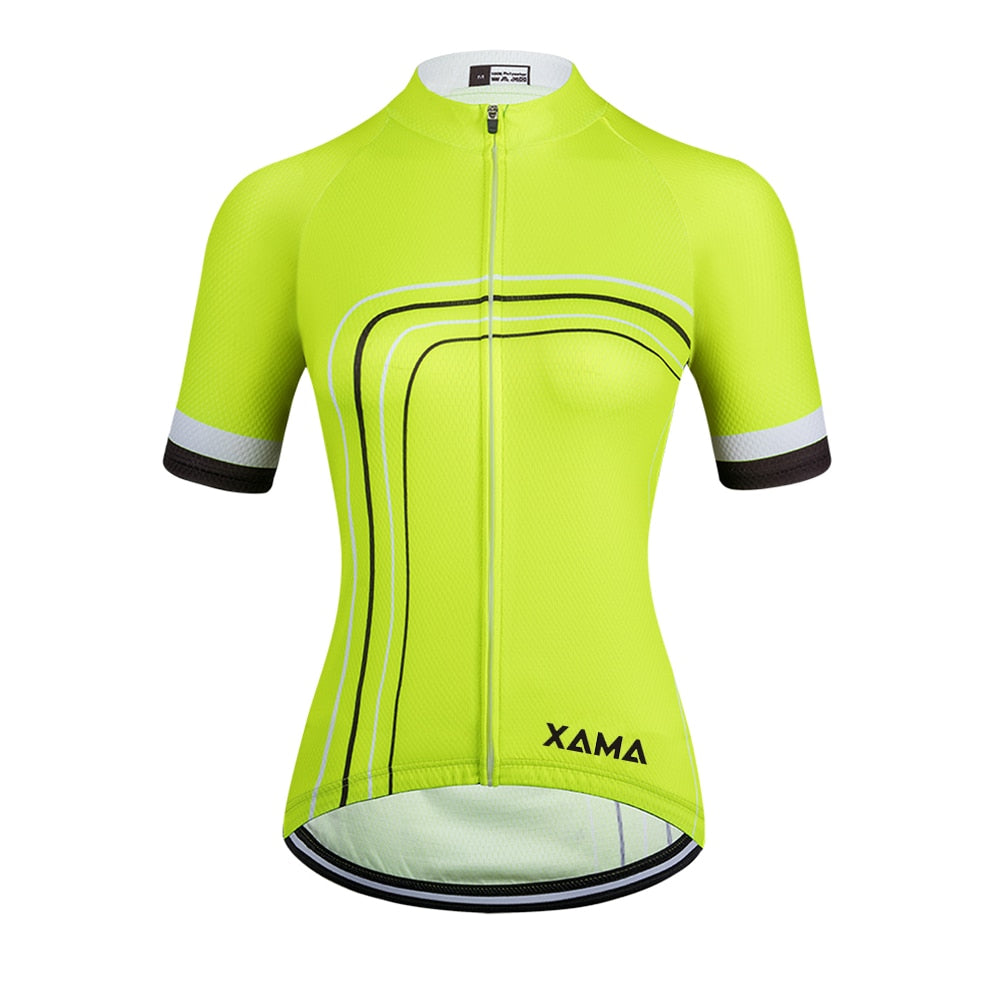 Camisa de Ciclismo Feminina